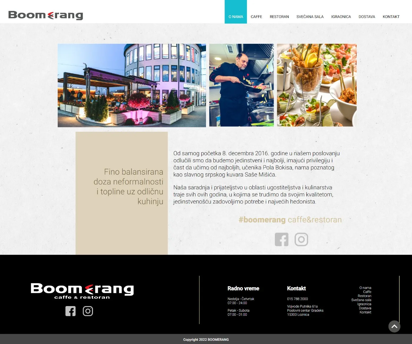 BOOMERANG :: RESTORAN — prikaz 1
