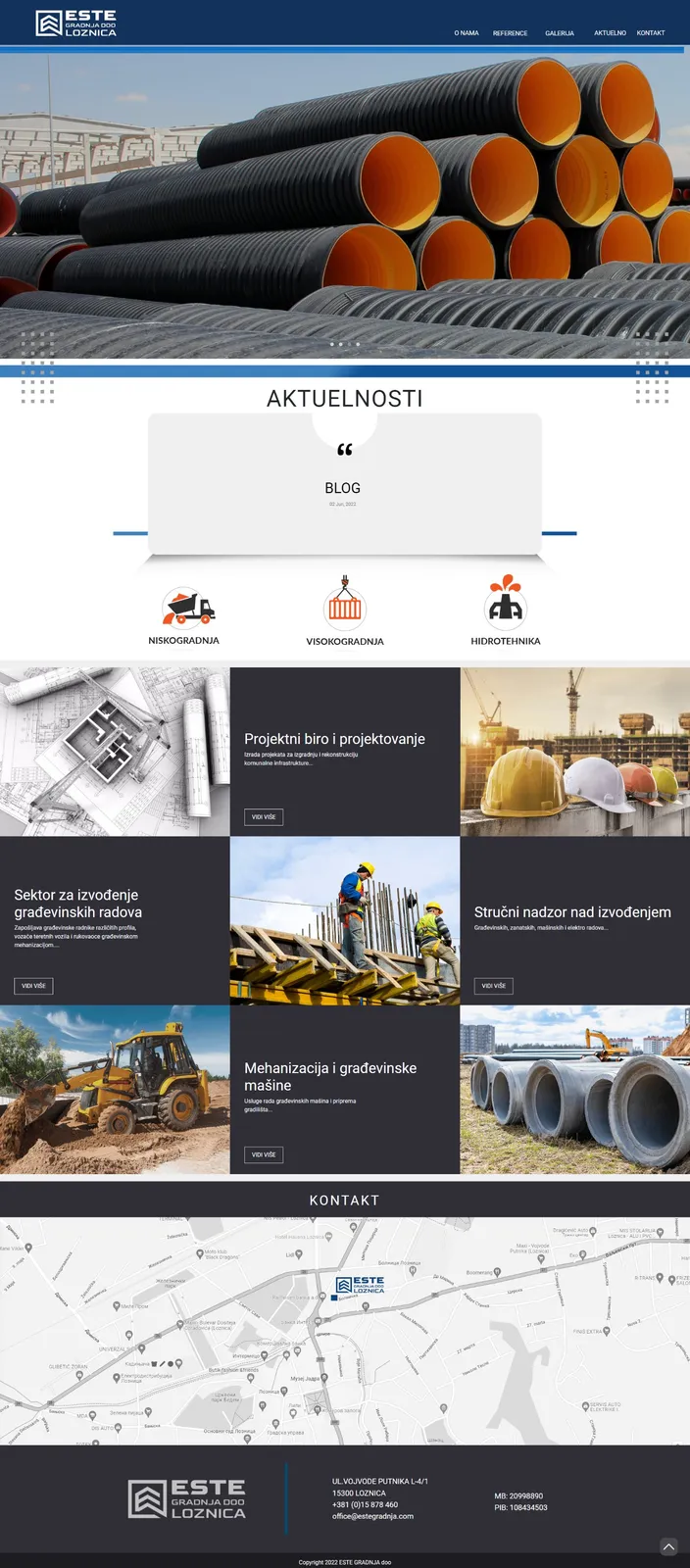 ESTEGRADNJA :: BLOG — Izrada Website