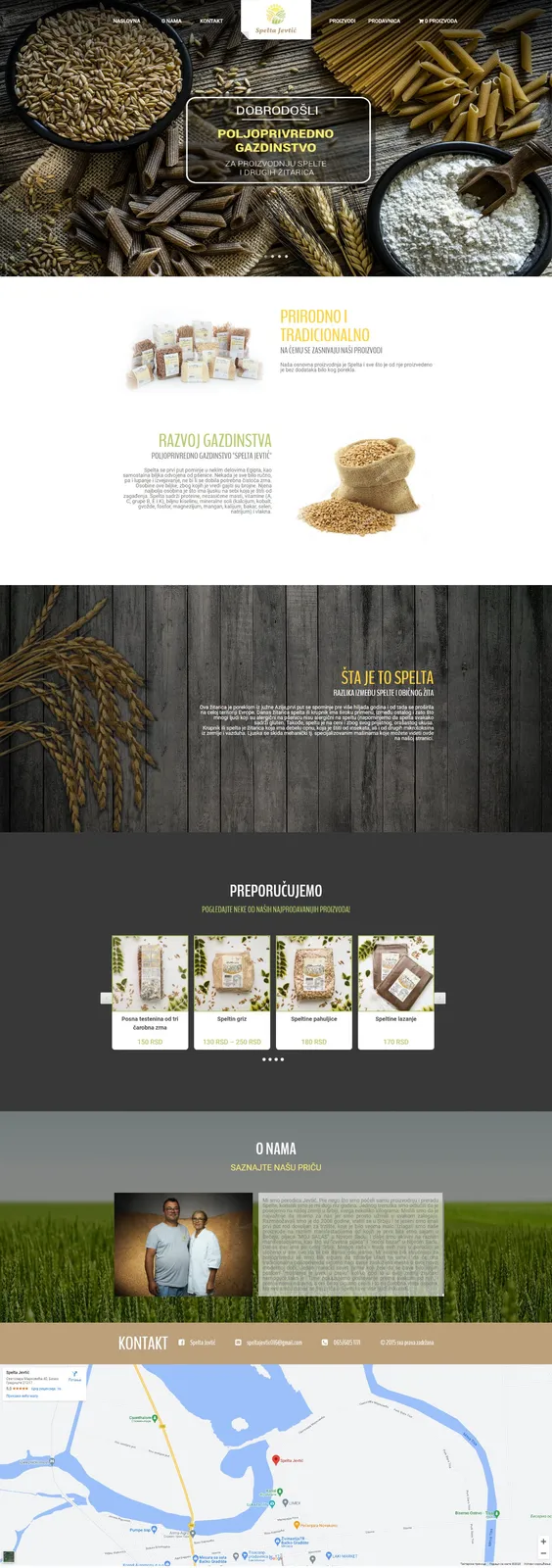 SPELTAJEVTIĆ :: PRODAVNICA — Izrada Website