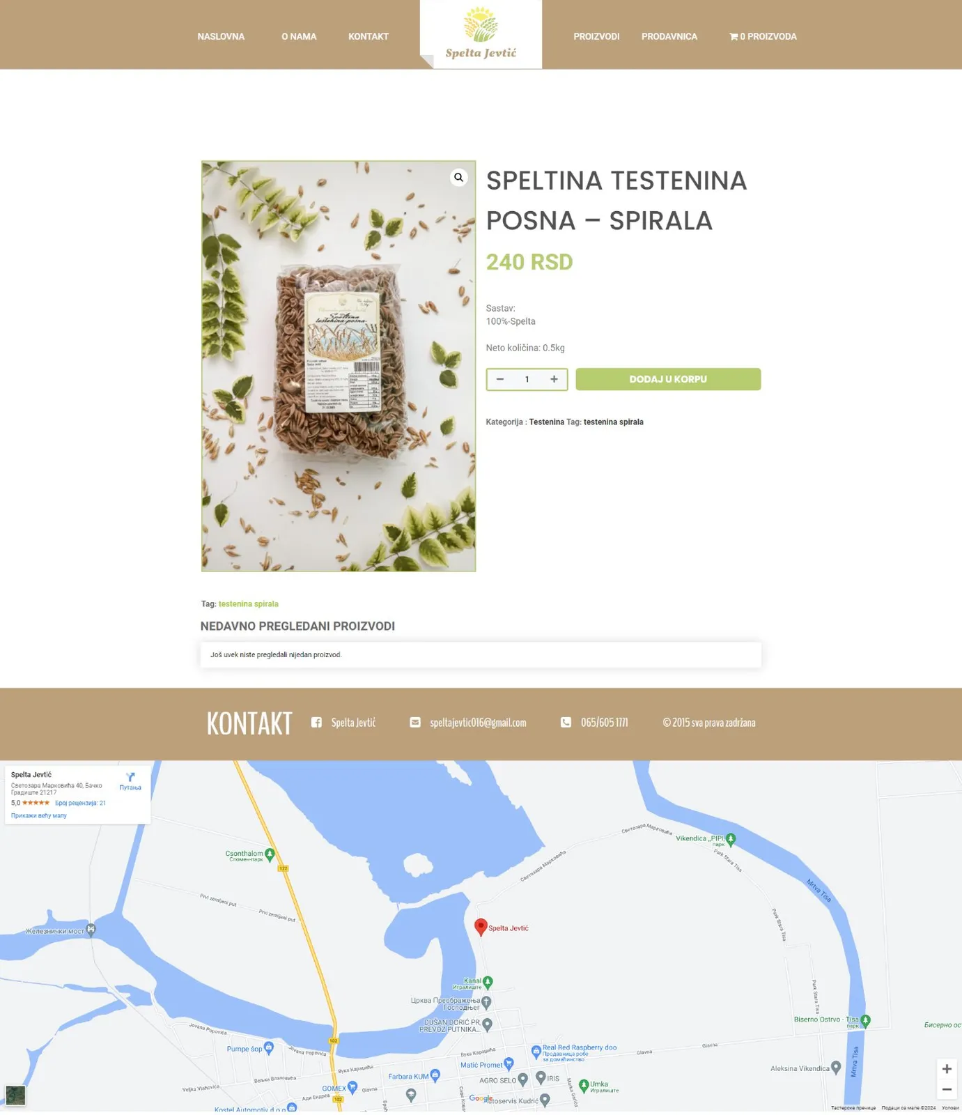 SPELTAJEVTIĆ :: PRODAVNICA — prikaz 3